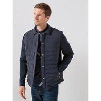 Barbour Knowle Quilted Sweatshirt - Navy