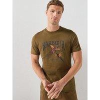 Barbour Pheasant Graphic Tailored T-Shirt - Green