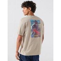 Barbour International Taylor Archive Back Graphic T-Shirt - Cream