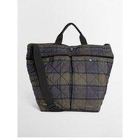 Barbour Shadow Tartan Liddesdale Tote Bag - Green