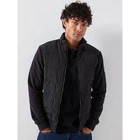 Barbour International Burnhope Quilted Sweat - Black