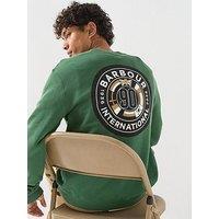 Barbour International International 90Th Anniversary Back Graphic Sweatshirt - Green