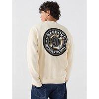 Barbour International International 90Th Anniversary Back Graphic Sweatshirt - Cream