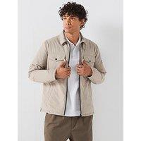Barbour International International Distill Quilted Zipped Overshirt Jacket - Cream