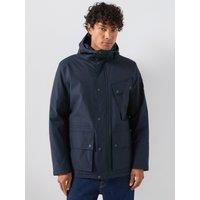 Barbour International Mens Endley Waterproof Baffled Hooded Jacket - Navy