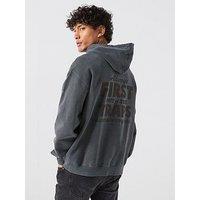 Barbour International International Eric Washed Graphic Hoodie - Black