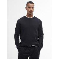 Barbour International Curve Textured Crew Sweatshirt - Black