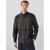 Barbour Dunoon Shadow Tartan Tailored Shirt - Green