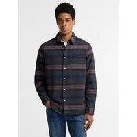 Barbour Classic Tartan Relaxed Stripe Shirt - Navy
