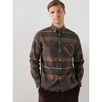 Barbour Mineral Tartan Dunoon Regular Fit Shirt - Brown