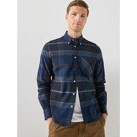 Barbour Mineral Tartan Dunoon Regular Fit Shirt - Navy
