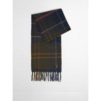 Barbour Yorklane Shadow Tartan Super Soft Scarf - Green
