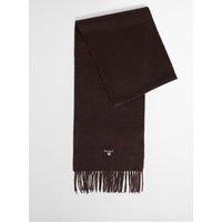 Barbour Plain Lambswool Scarf - Brown