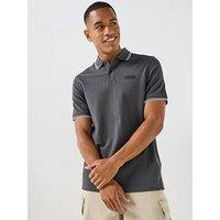 Barbour International International Evan Tipped Polo Shirt - Grey
