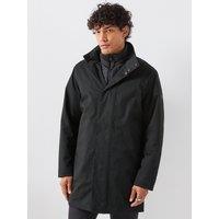 Barbour International Mens Hybridge Waterproof Baffle Jacket - Black