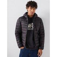 Barbour International International Ouston Padded Puffer Jacket - Black