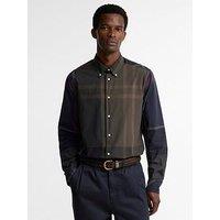 Barbour Large Shadow Tartan Dunoon Tailored Shirt - Green