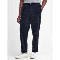 Barbour Mens Relaxed Fit Stretch Cord Trousers - Navy