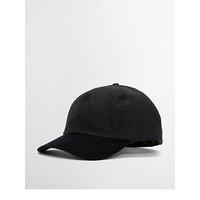 Barbour Men'S Ashby Waxed Sports Cap With Adjustable Back Strap - Black