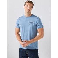 Barbour Script Graphic T-Shirt - Light Blue