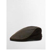Barbour Men'S Ashby Waxed Flat Cap - Green