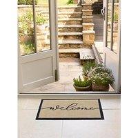 The Very Collection Welcome Linear Doormat 50X75Cm
