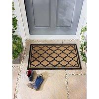 The Very Collection Moroccan Tile Coir Doormat 45X75