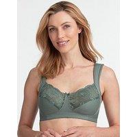 Miss Mary Of Sweden Lovely Lace Non-Wired Bra (Second Sizes) - Green