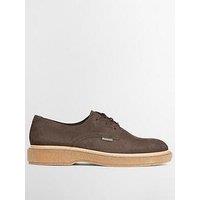 Barbour Mens Harefield Suede Derby Shoes - Brown