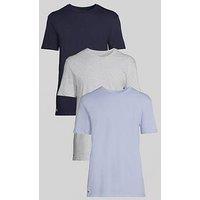 Lacoste 3 Pack Slim Fit Cotton T-Shirt