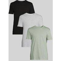 Lacoste 3 Pack Slim Fit Cotton T-Shirt