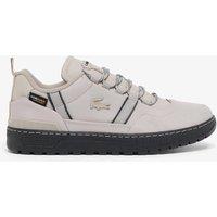 Lacoste Mens Cordura Chunky Tread Lace-Up Trainers - Grey