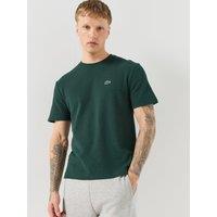 Lacoste Mens Soft Waffle Relaxed Fit Loungewear T-Shirt - Green