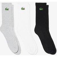 Lacoste 3 Pack Crew Socks