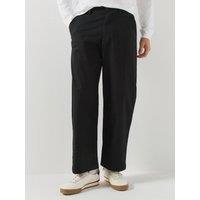Lacoste Mens Loose Fit Chino Trousers - Black