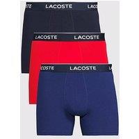 Lacoste 3 Pack Cotton Stretch Boxer Briefs