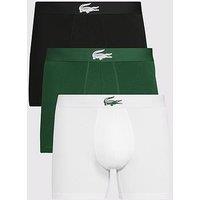 Lacoste 3 Pack Cotton Stretch Boxer Briefs