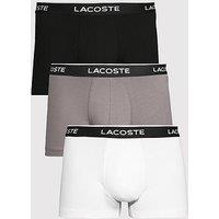 Lacoste 3 Pack Cotton Stretch Trunks