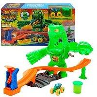 Hot Wheels Mutant Chaos Monster Takedown Playset With Mutant Rhinomite