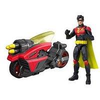 Dc Comics Robin & Batlink Robin Cycle Vehicle Playset