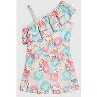 River Island Older Girls Hello Kitty Playsuit - Blue