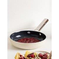 Smeg 24Cm Retro Frying Pan, Oven Safe, Aluminium, Cream