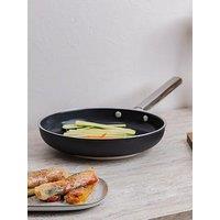 Smeg 24Cm Retro Frying Pan, Oven Safe, Aluminium, Black