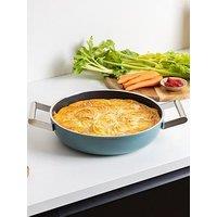 Smeg Retro Deep Pan With Lid, Oven Safe, Aluminium, Emerald Green