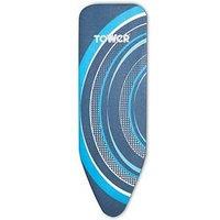 Tower Replacement Ironing Board Cover, 100% Cotton, Black