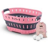 Swan Lynsey 60L Collapsible Laundry Basket & Wool Dryer Balls