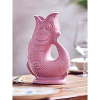 Wade Fish Jug, Made In Stoke-On-Trent, Earthenware, 1.2L, Pink