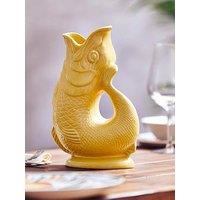 Wade Fish Jug, Made In Stoke-On-Trent, Earthenware, 1.2L, Yellow
