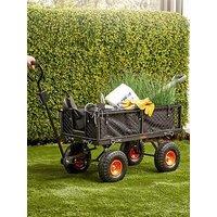 Vonhaus 85L Garden Cart Trolley