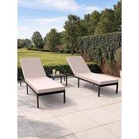 Vonhaus Aruba Loungers Set Of 2